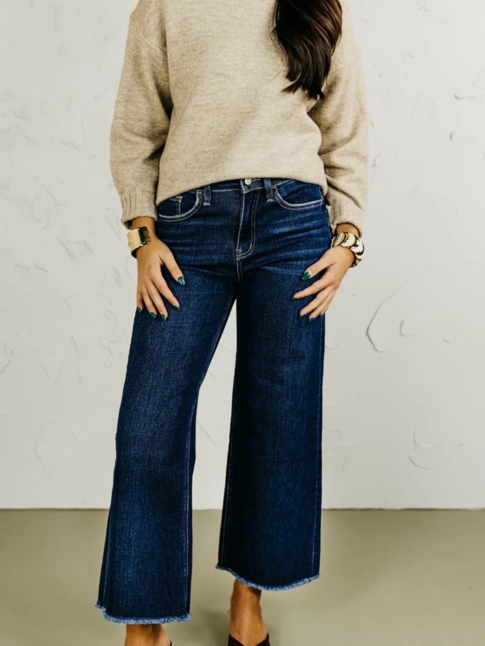 Bridge by Gly by Vervet Denim | High Rise Wide Leg Denim